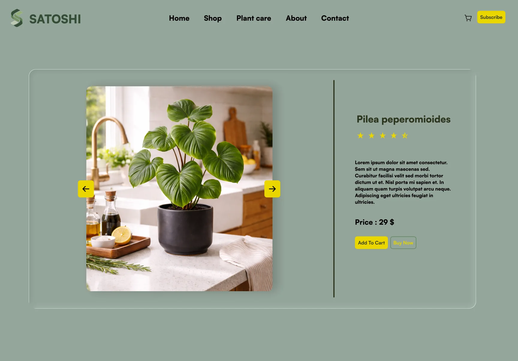 La fiche produit : galerie, note, prix, deux actions.