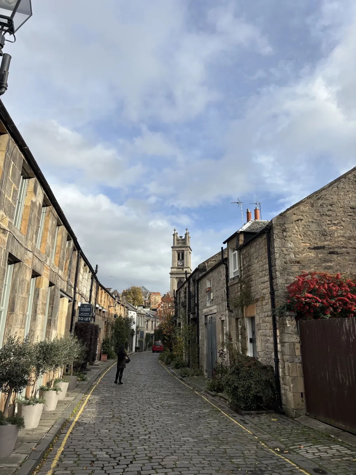 Circus Lane, la ruelle la plus photographiée de la ville.
